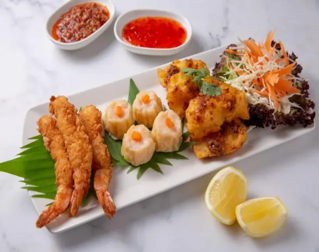 Tangerine Seafood Starter Selection
